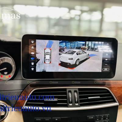 M&agrave;n h&igrave;nh android Omas 360 xe Mercedes C 2011-2015