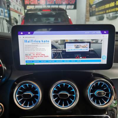 M&agrave;n h&igrave;nh android Omas Pro 360 xe Mercedes C 