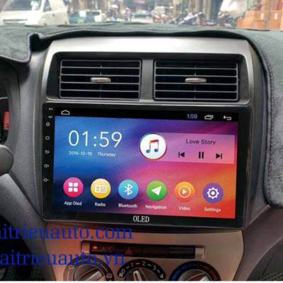 M&agrave;n h&igrave;nh android xe Toyota Wingo