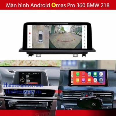 M&agrave;n h&igrave;nh android Omas 360 xe BMW 118