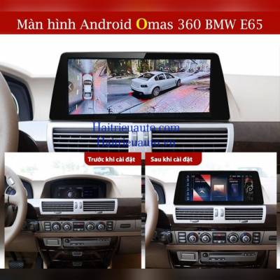 M&agrave;n h&igrave;nh android Omas 360 xe BMW E65
