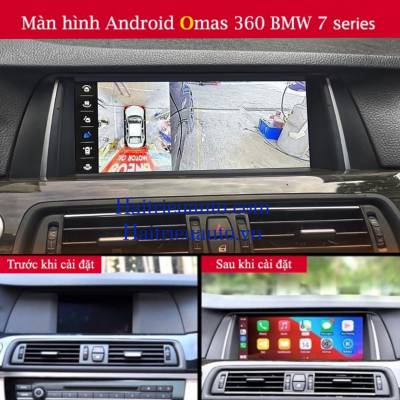 M&agrave;n h&igrave;nh android Omas 360 xe BMW 7series