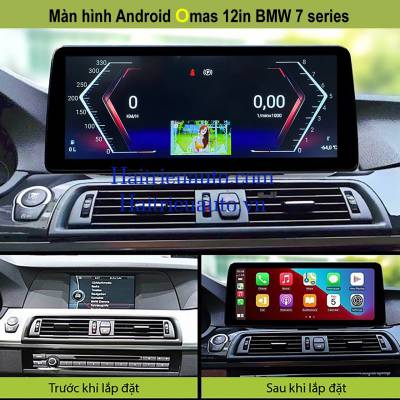 M&agrave;n h&igrave;nh android Omas 12in xe BMW 7 series