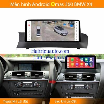 M&agrave;n h&igrave;nh android Omas 360 xe BMW X4