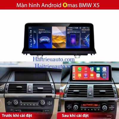 M&agrave;n h&igrave;nh android Omas xe BMW X5