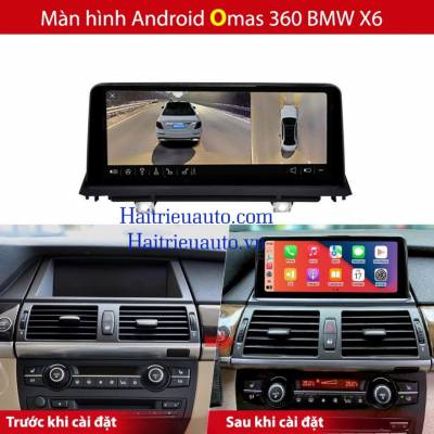 M&agrave;n h&igrave;nh android Omas 360 xe BMW X6