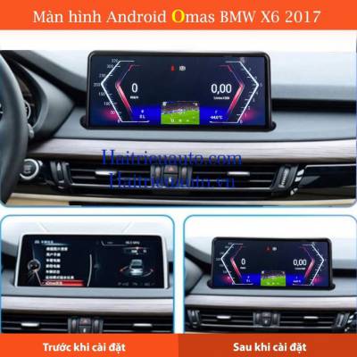 M&agrave;n h&igrave;nh android Omas xe BMW X6 2017