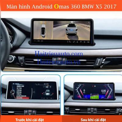 M&agrave;n h&igrave;nh android Omas 360 xe BMW X5 2017