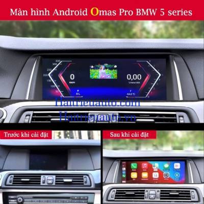 M&agrave;n h&igrave;nh android Omas Pro xe BMW 5 series