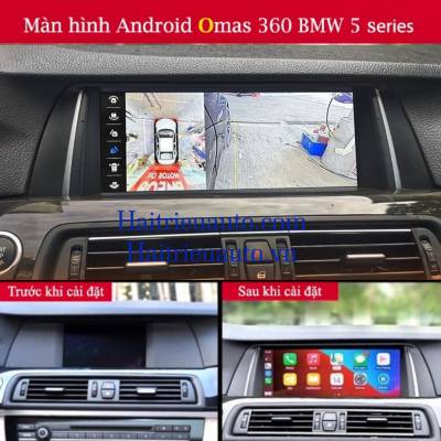 M&agrave;n h&igrave;nh android Omas 360 xe BMW 5 series 