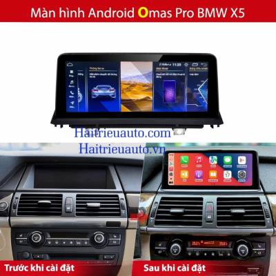 M&agrave;n h&igrave;nh android Omas Pro xe BMW X5