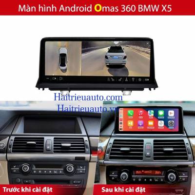 M&agrave;n h&igrave;nh android Omas 360 xe BMW X5