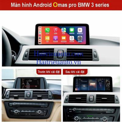 M&agrave;n h&igrave;nh android Omas Pro 12 inch xe BMW 320