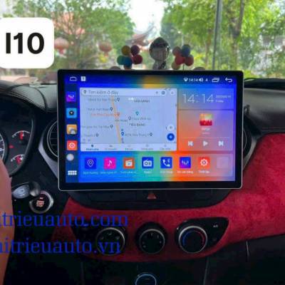 M&agrave;n h&igrave;nh android 13in xe Hyundai I10