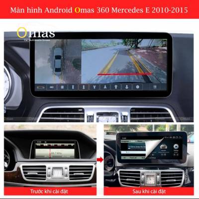 M&agrave;n h&igrave;nh android Omas 360 xe mercedes E