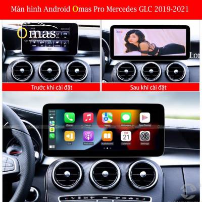 M&agrave;n h&igrave;nh android Omas pro xe mercedes GLC 2020