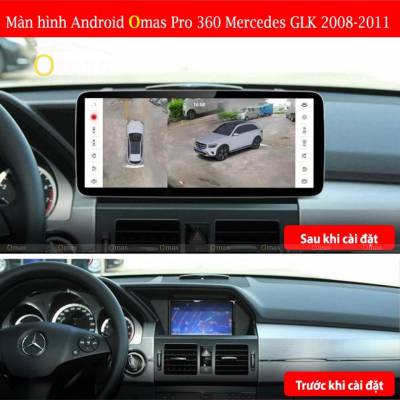 M&agrave;n h&igrave;nh android OMas pro 360 xe mercedes GLK 2008-2010