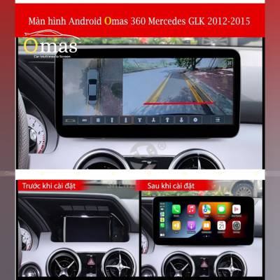 M&agrave;n h&igrave;nh android Omas 360 xe mercedes GLK 2011-2015