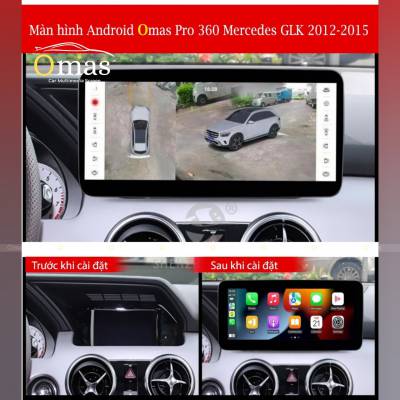 M&agrave;n h&igrave;nh android Omas pro 360 xe mercedes GLK 2011-2015