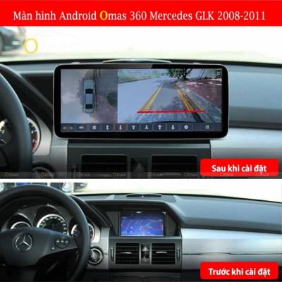 M&agrave;n h&igrave;nh android Omas 360 xe mercedes GLK 2008-2010