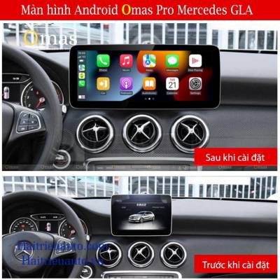 M&agrave;n h&igrave;nh android Omas pro xe mercedes GLA