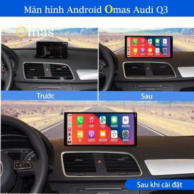 M&agrave;n h&igrave;nh android Omas xe Audi Q3