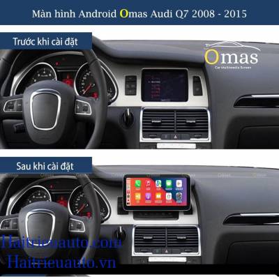 M&agrave;n h&igrave;nh android Omas xe Audi Q7