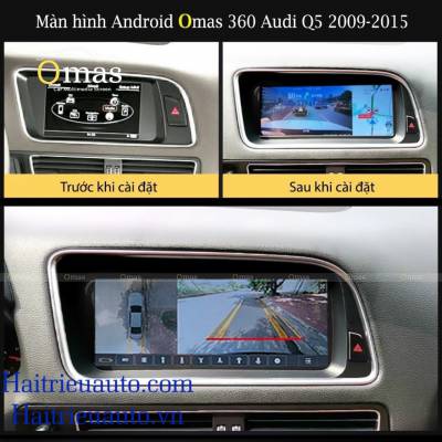 M&agrave;n h&igrave;nh android Omas 360 xe Audi Q5