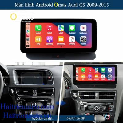 M&agrave;n h&igrave;nh android Omas 10.25in xe Audi Q5