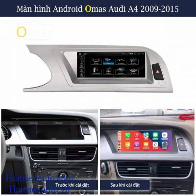 M&agrave;n h&igrave;nh android Omas xe Audi A4