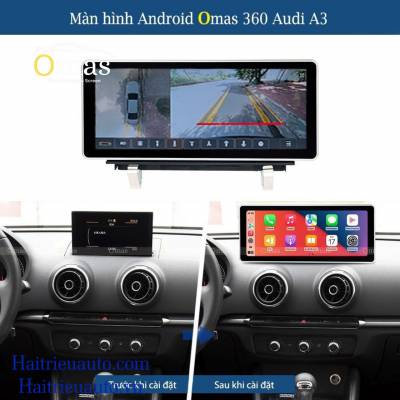 M&agrave;n h&igrave;nh android Omas 360 xe Audi A3