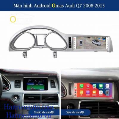 M&agrave;n h&igrave;nh android Omas 360 xe Audi Q7
