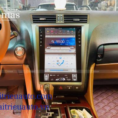 M&agrave;n h&igrave;nh android tesla Omas xe lexus GS