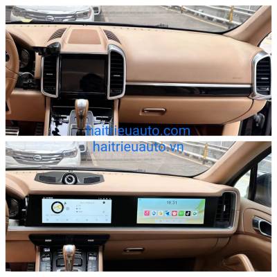 N&acirc;ng cấp m&agrave;n h&igrave;nh android xe Porsche Cayenne 2010-2016 l&ecirc;n 2024