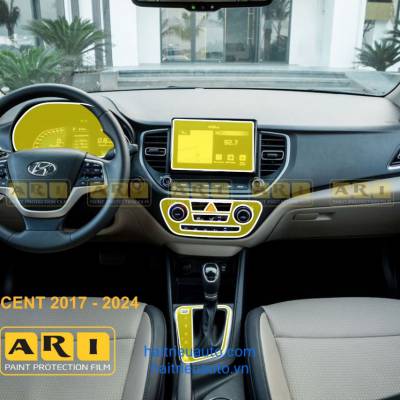 D&aacute;n nội thất PPF xe Hyundai Accent