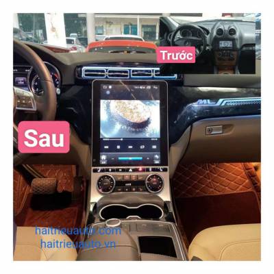 M&agrave;n h&igrave;nh android xe mercedes ML