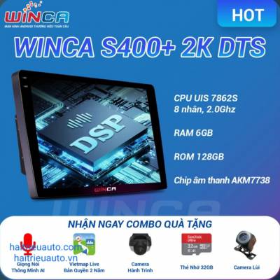 M&agrave;n h&igrave;nh android Winca S400+2K DTS