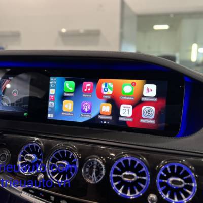 M&agrave;n h&igrave;nh android Omas 360 xe mercedes S 2015-2020
