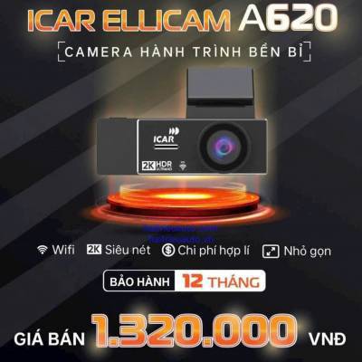 Camera h&agrave;nh tr&igrave;nh Icar ellicam A620