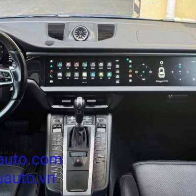 N&acirc;ng cấp m&agrave;n h&igrave;nh porsche macan