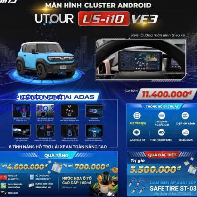 M&agrave;n h&igrave;nh Cluster android LS-j10 VF3