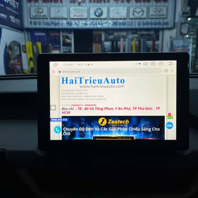 M&agrave;n h&igrave;nh android liền camera 360 xe VF 3
