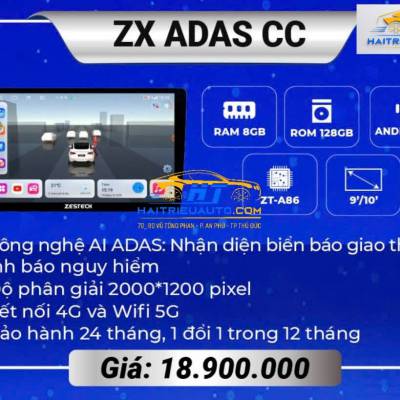 M&agrave;n h&igrave;nh android Zestech ZX ADAS cao cấp