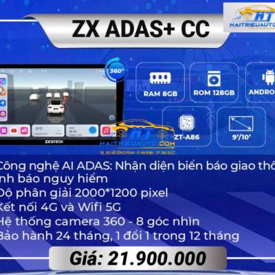 M&agrave;n h&igrave;nh android Zestech ZX ADAS +cao cấp