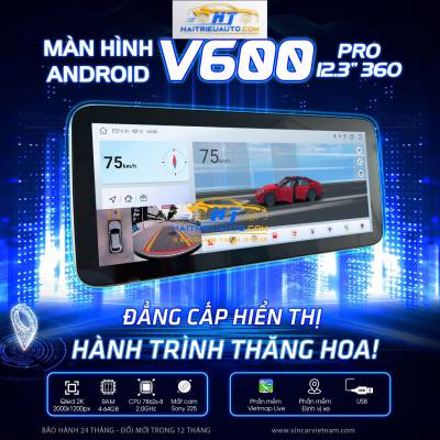 M&agrave;n h&igrave;nh android Vincar V600 PRO 360