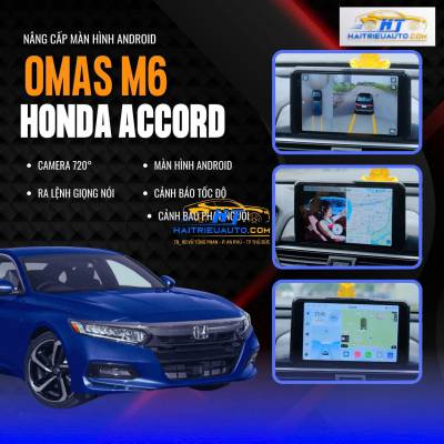 M&agrave;n android Omas M6 xe Honda Accord
