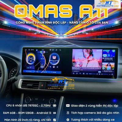 M&agrave;n h&igrave;nh android Omas A11 xe Xpander