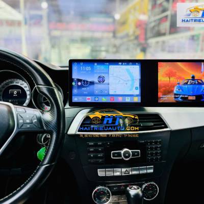 M&agrave;n h&igrave;nh android Omas A11 xe Mercedes C