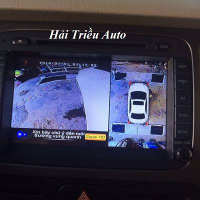 lắp Camera 360 độ cho kia Rondo