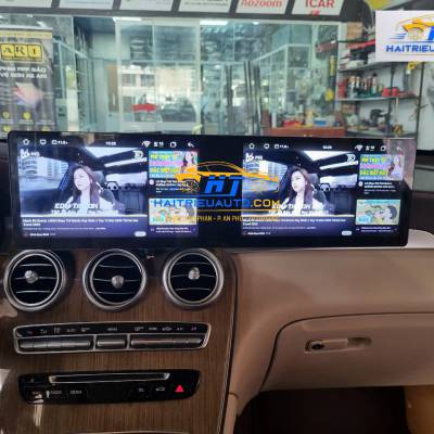 M&agrave;n h&igrave;nh android Omas A11 xe mercedes GLC 